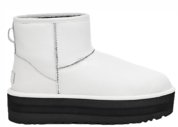 Женские мини угги на платформе UGG Classic Mini Platform Matte