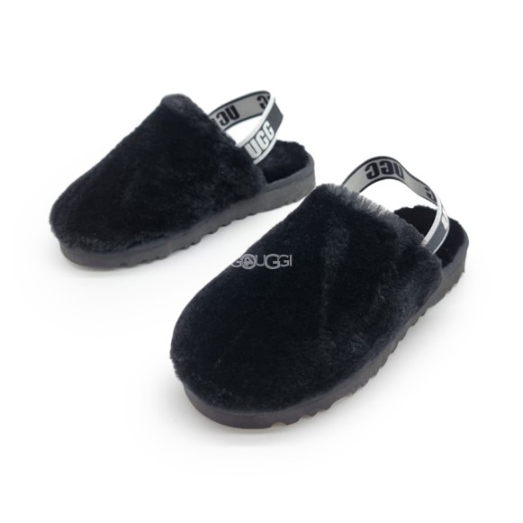 Женские сандалии Ugg Fluff Yeah Clog Black