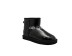 Женские мини угги Classic Mini Lacquer Black