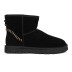 Мужские мини угги Men`s Ugg Classic Mini Deco Suede Boots Black Dressinn