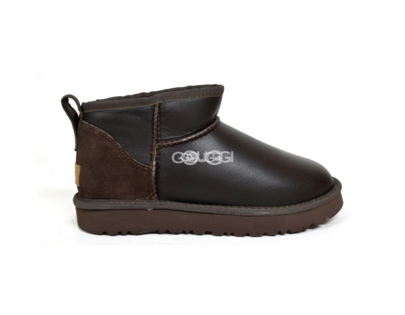 Женские ультра мини угги UGG Classic Ultra Mini Metallic Chocolatte
