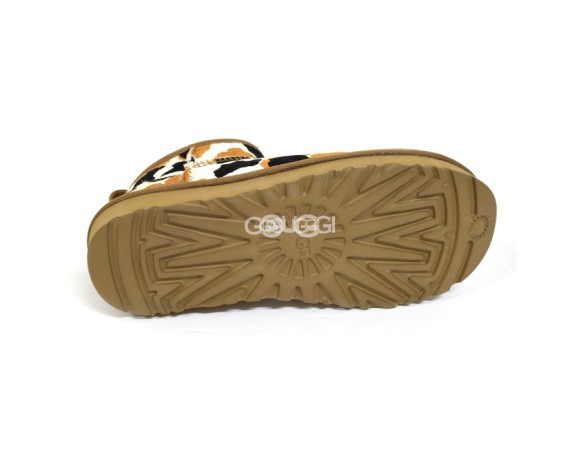 Женские ультра мини угги Ultra Mini Cow Print Chestnut