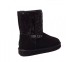 Женские короткие угги Classic Short Sparkle Graffiti Black
