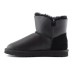 Женские мини угги с пуговицей Mini Bailey Button Metallic Black