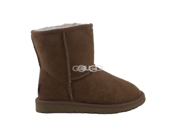 Детские короткие угги Kids Classic Short Chestnut