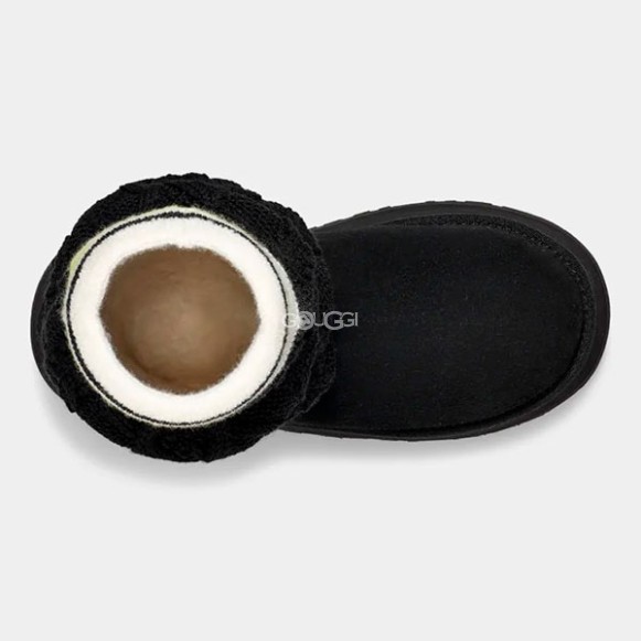 Женские угги Ugg Classic Sweater Letter Black