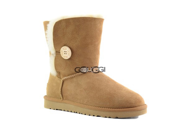 Женские угги с пуговицей Bailey Button Chestnut