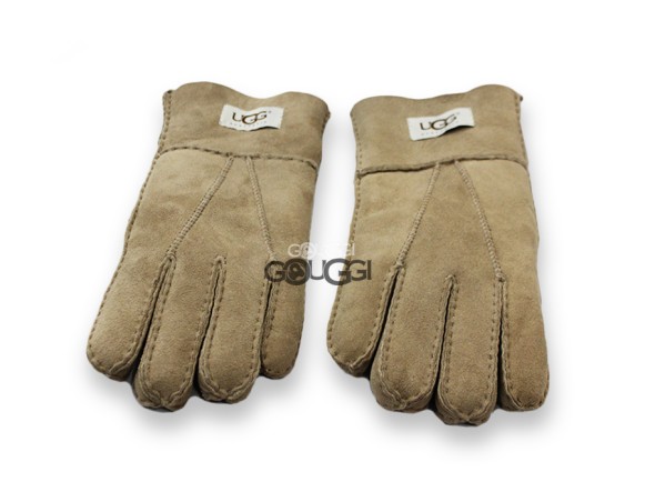 Меховые перчатки мужские UGG Suede Sand