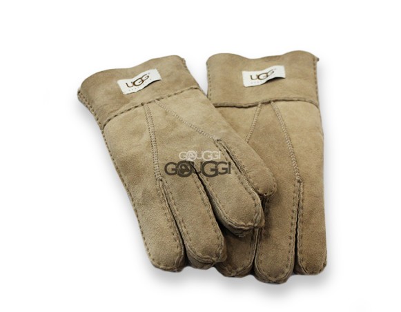 Меховые перчатки мужские UGG Suede Sand