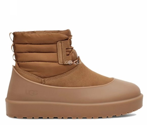 Мужские мини угги Ugg Mens Classic Mini Lace-up Weather Chestnut