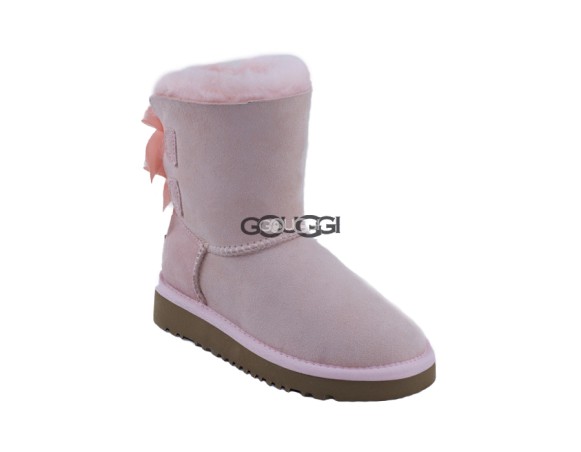 Детские угги с бантиками Kids Bailey Bow Bright Pink