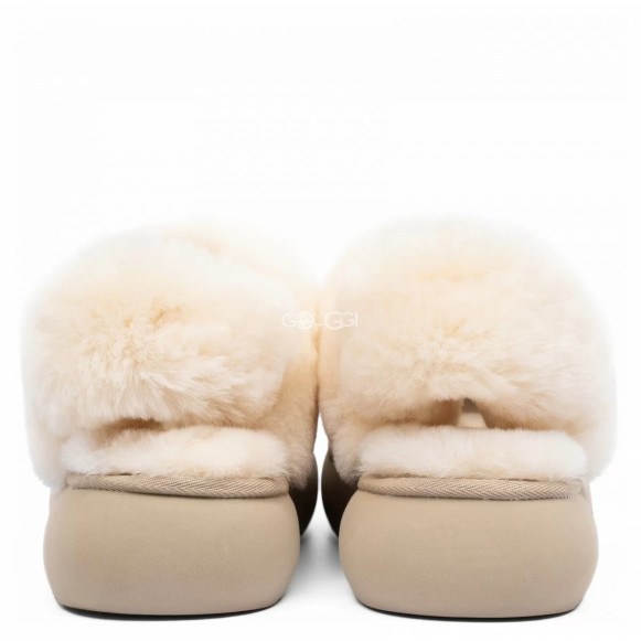 Женские тапочки Ugg Slippers Disquette Sand