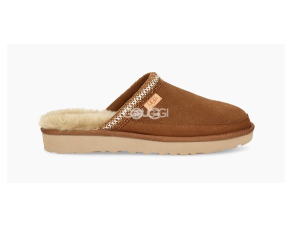 Мужские тапочки Mens Tasman Slip-on - Chestnut