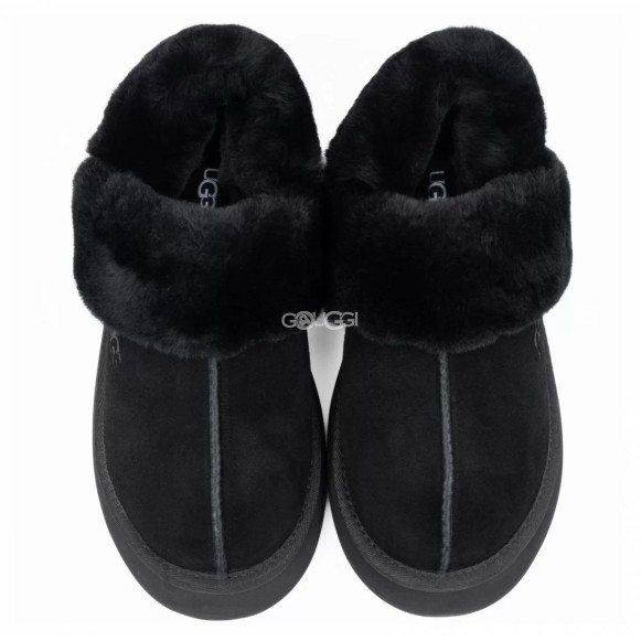 Женские тапочки Ugg Slippers Disquette Black