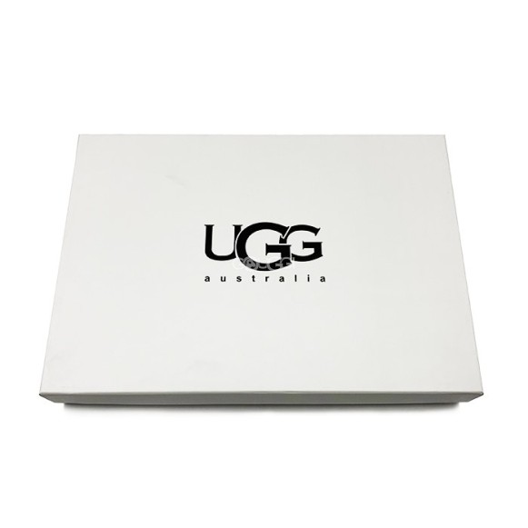 Бордовый шарф UGG